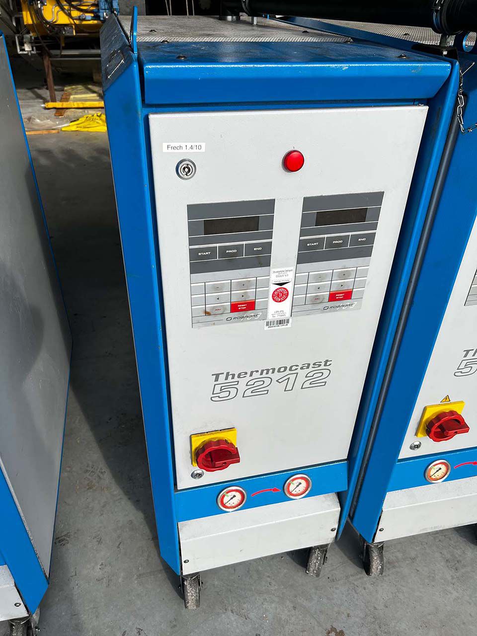 Robamat Thermocast 5212 unité de contrôle de température d'huile ZU2198, utilisé
